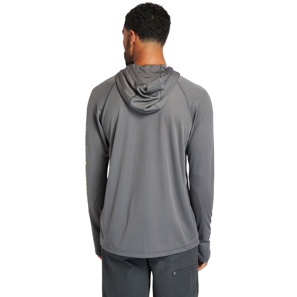 Timberland Mens Sweatshirts PRO® Wicking Good Hoodie - Dark Grey - India KA3495716